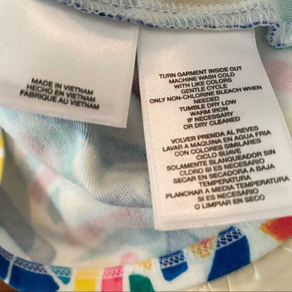 Anne Klein Sport Rainbow Pride Graphic T Shirt M - Picture 4 of 6